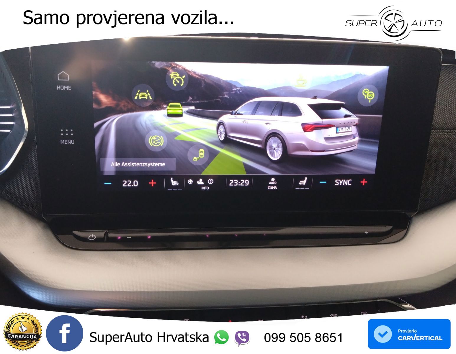 Škoda Octavia Combi 2.0 TDI (150 KS) DSG LED+GR SJED+ACC