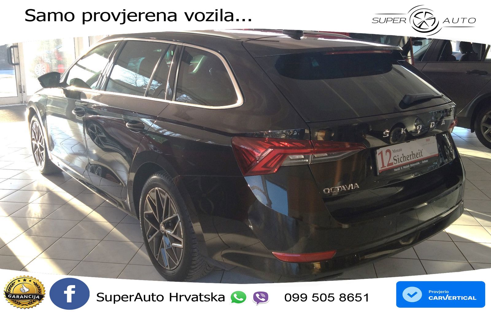 Škoda Octavia Combi 2.0 TDI (150 KS) DSG LED+GR SJED+ACC