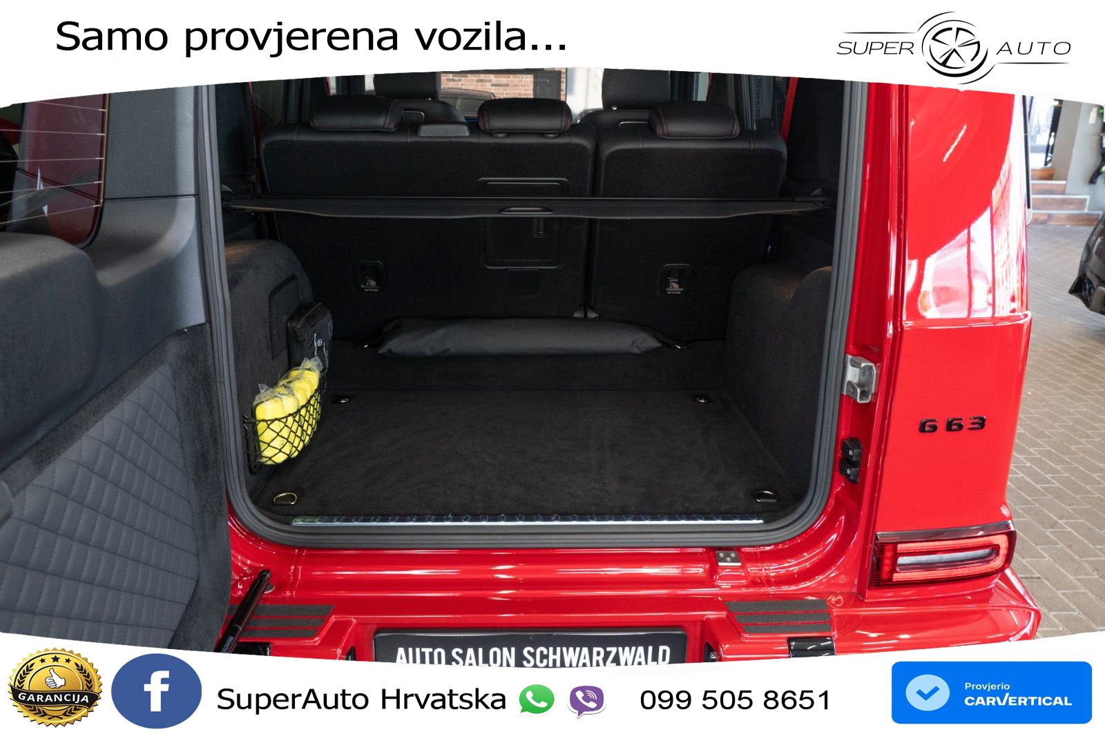 Mercedes AMG G 63 Long V8 (585 KS) 4MATIC 9G-TRONIC AMG SPEEDSHIFT PLUS ACC+GR SJED+360+PANO