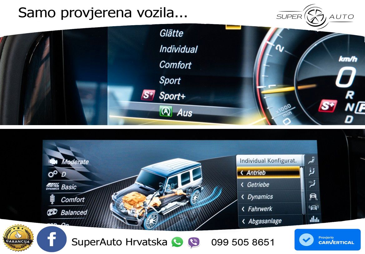 Mercedes AMG G 63 Long V8 (585 KS) 4MATIC 9G-TRONIC AMG SPEEDSHIFT PLUS ACC+GR SJED+360+PANO