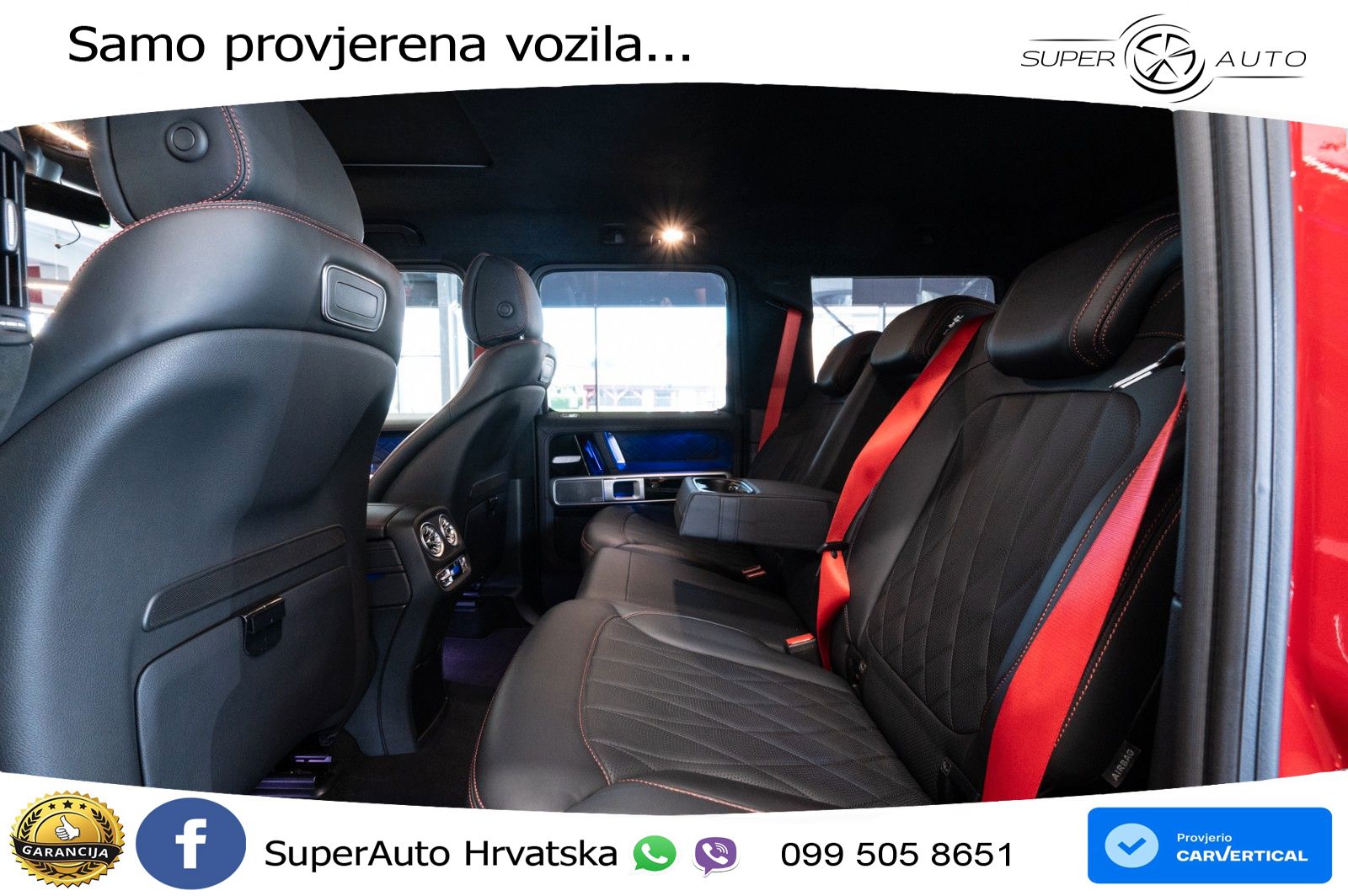 Mercedes AMG G 63 Long V8 (585 KS) 4MATIC 9G-TRONIC AMG SPEEDSHIFT PLUS ACC+GR SJED+360+PANO