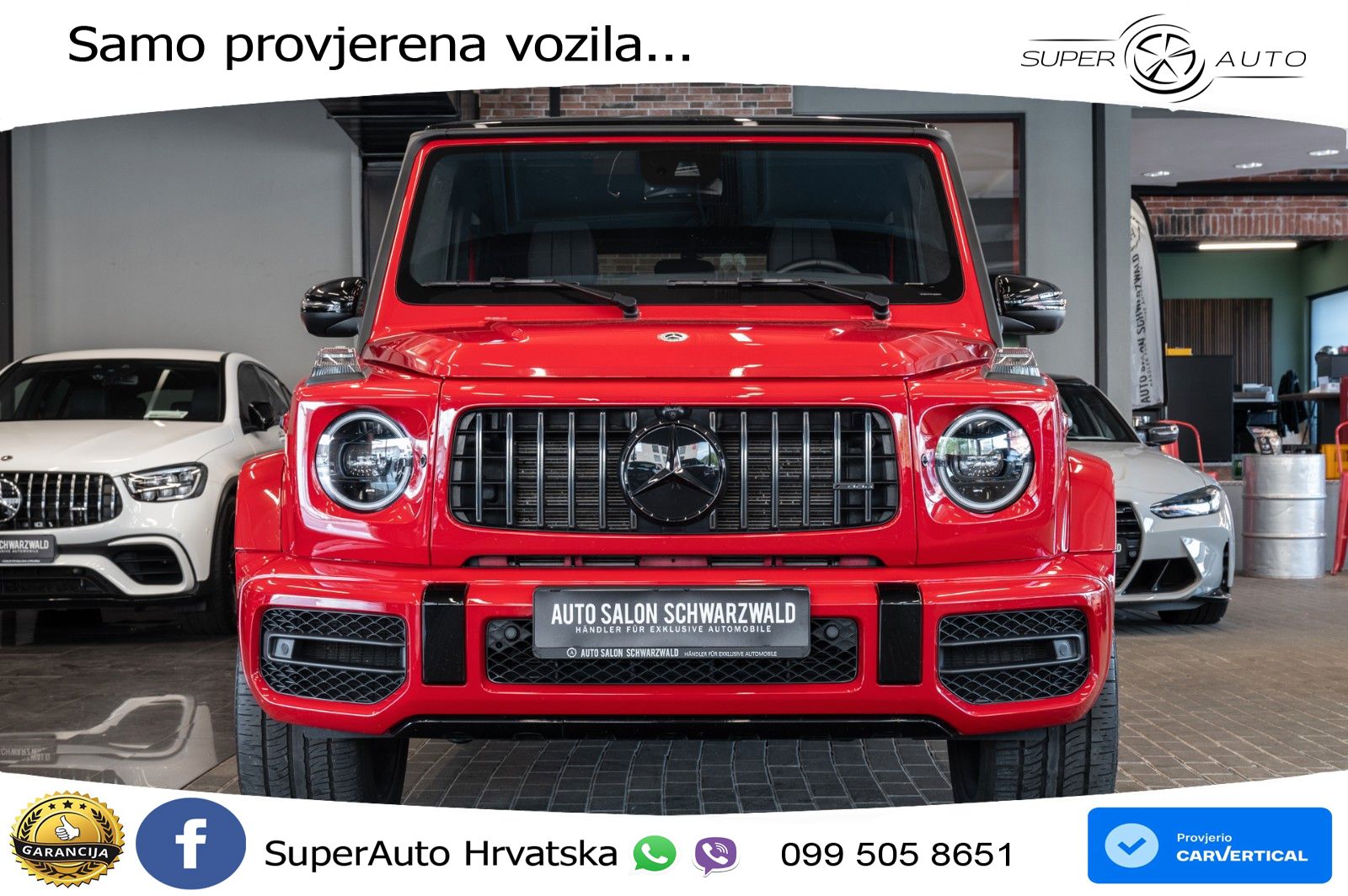 Mercedes AMG G 63 Long V8 (585 KS) 4MATIC 9G-TRONIC AMG SPEEDSHIFT PLUS ACC+GR SJED+360+PANO