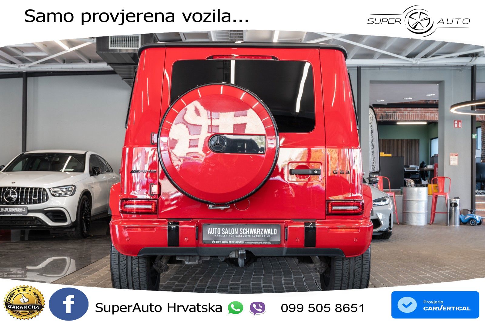 Mercedes AMG G 63 Long V8 (585 KS) 4MATIC 9G-TRONIC AMG SPEEDSHIFT PLUS ACC+GR SJED+360+PANO
