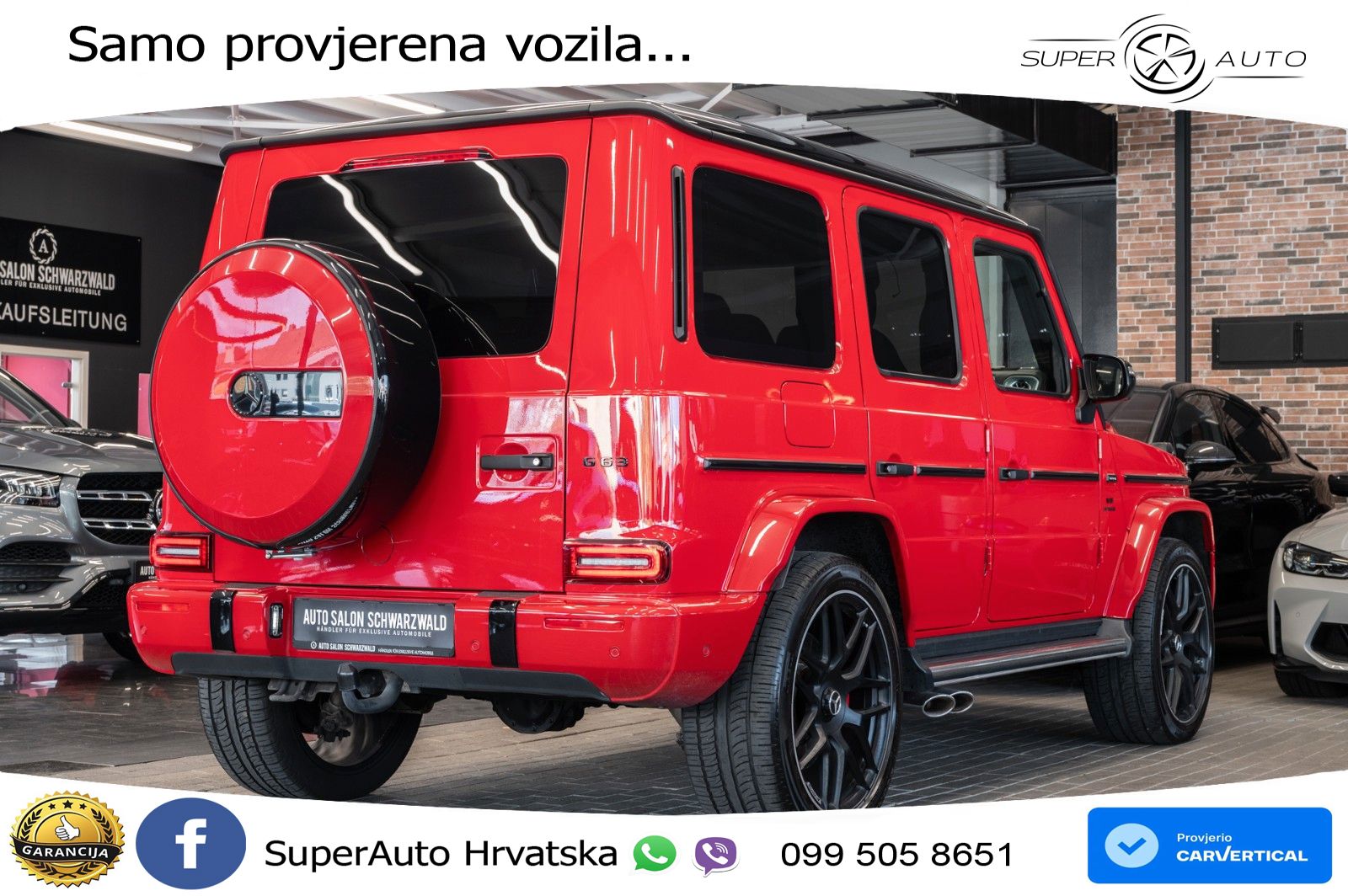 Mercedes AMG G 63 Long V8 (585 KS) 4MATIC 9G-TRONIC AMG SPEEDSHIFT PLUS ACC+GR SJED+360+PANO
