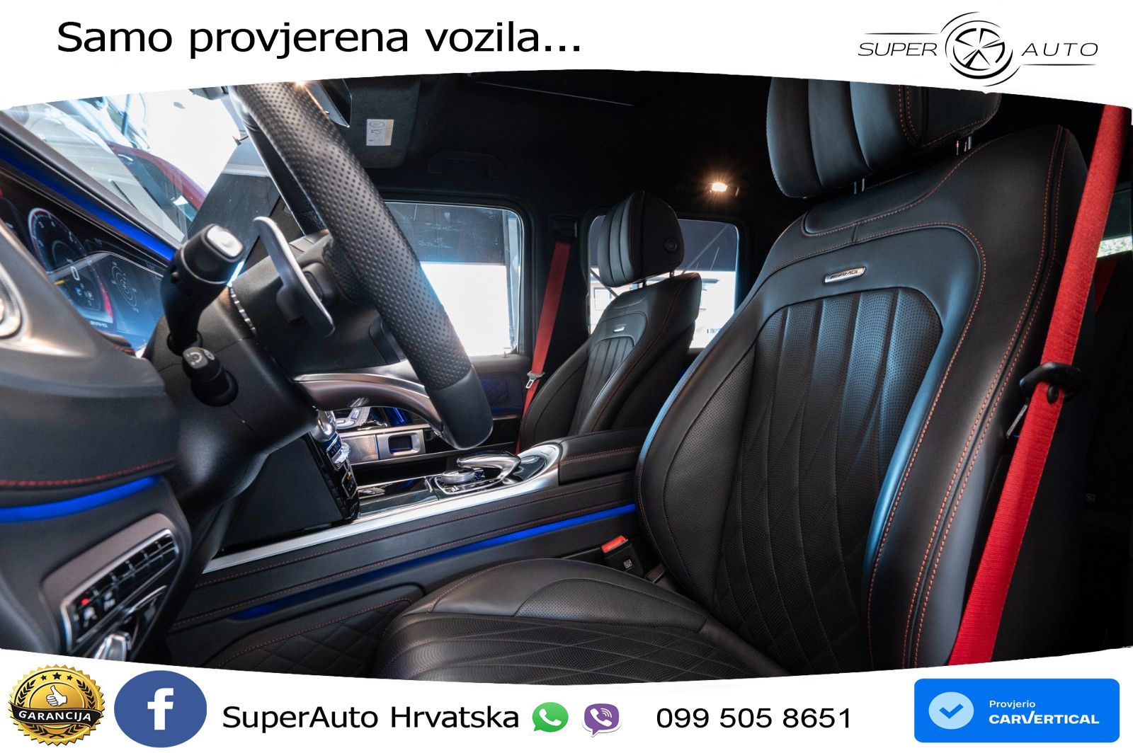 Mercedes AMG G 63 Long V8 (585 KS) 4MATIC 9G-TRONIC AMG SPEEDSHIFT PLUS ACC+GR SJED+360+PANO