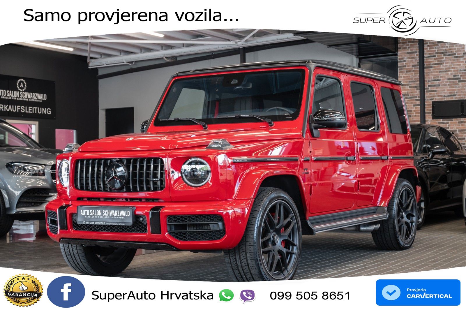 Mercedes AMG G 63 Long V8 (585 KS) 4MATIC 9G-TRONIC AMG SPEEDSHIFT PLUS ACC+GR SJED+360+PANO