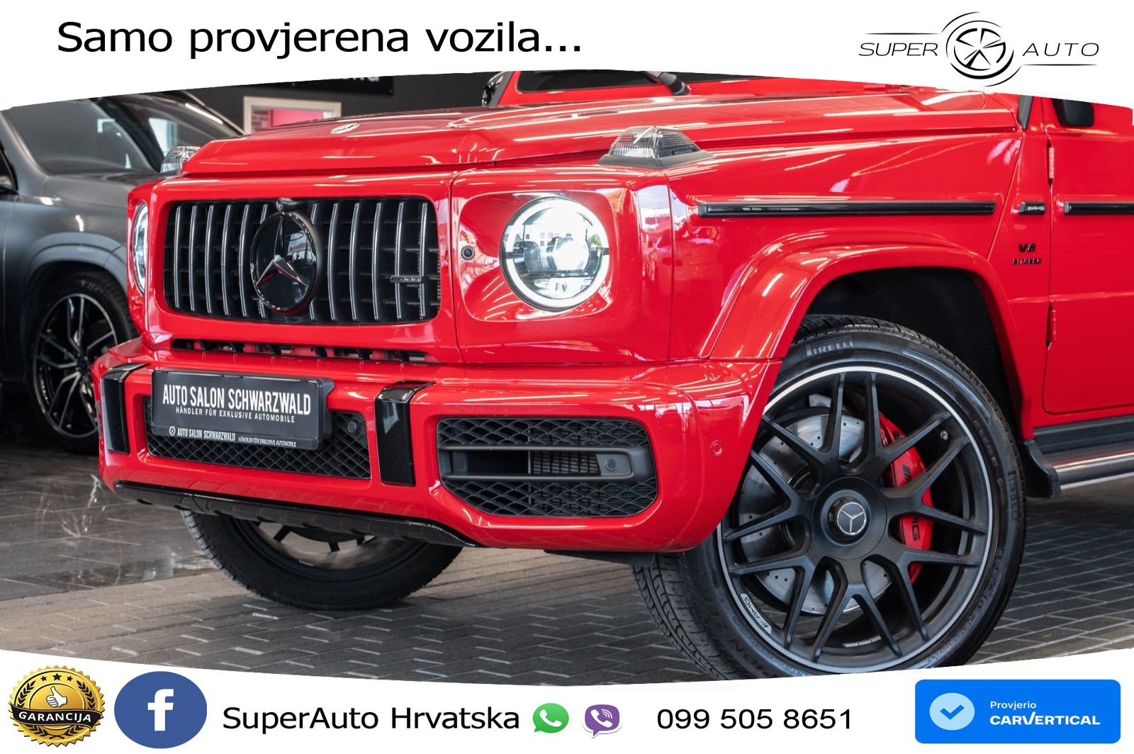 Mercedes AMG G 63 Long V8 (585 KS) 4MATIC 9G-TRONIC AMG SPEEDSHIFT PLUS ACC+GR SJED+360+PANO
