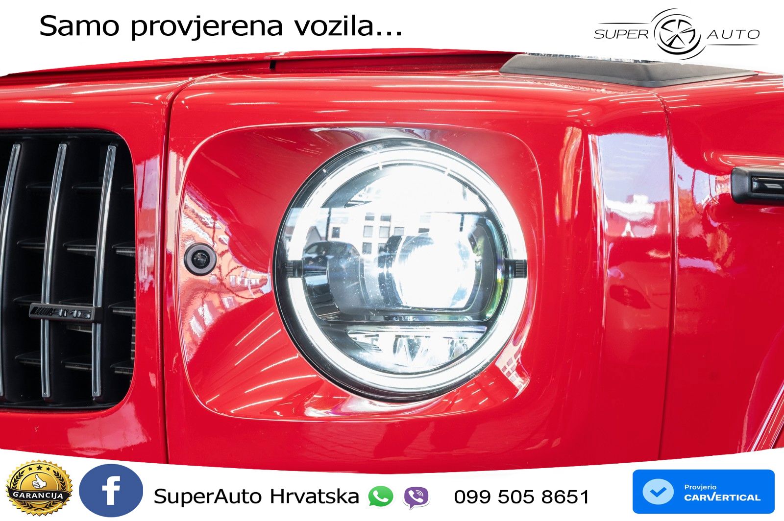 Mercedes AMG G 63 Long V8 (585 KS) 4MATIC 9G-TRONIC AMG SPEEDSHIFT PLUS ACC+GR SJED+360+PANO