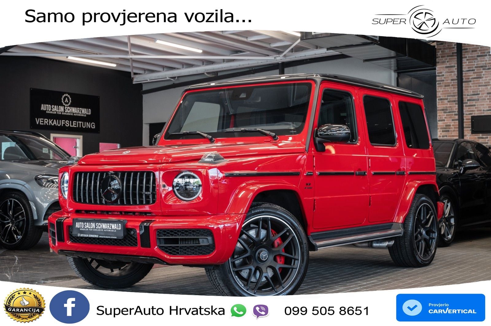Mercedes AMG G 63 Long V8 (585 KS) 4MATIC 9G-TRONIC AMG SPEEDSHIFT PLUS ACC+GR SJED+360+PANO