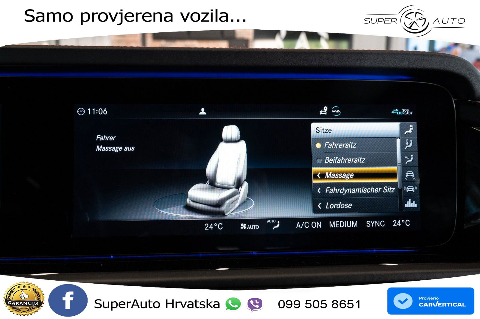 Mercedes AMG G 63 Long V8 (585 KS) 4MATIC 9G-TRONIC AMG SPEEDSHIFT PLUS ACC+GR SJED+360+PANO