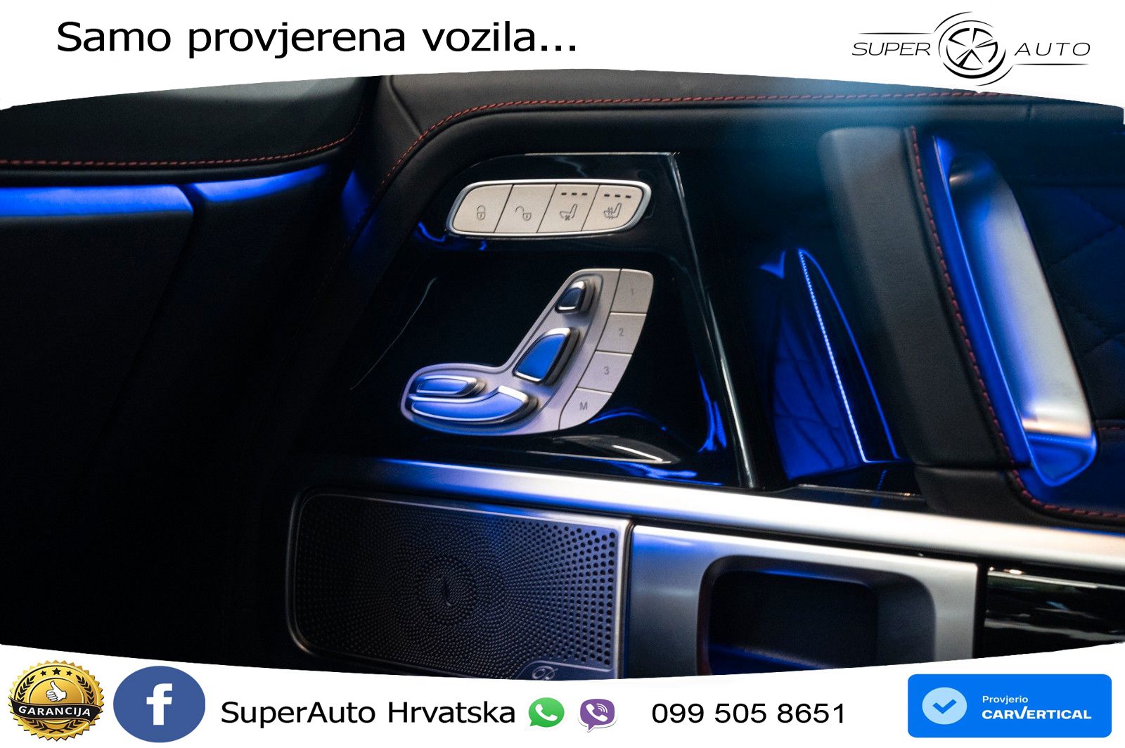 Mercedes AMG G 63 Long V8 (585 KS) 4MATIC 9G-TRONIC AMG SPEEDSHIFT PLUS ACC+GR SJED+360+PANO