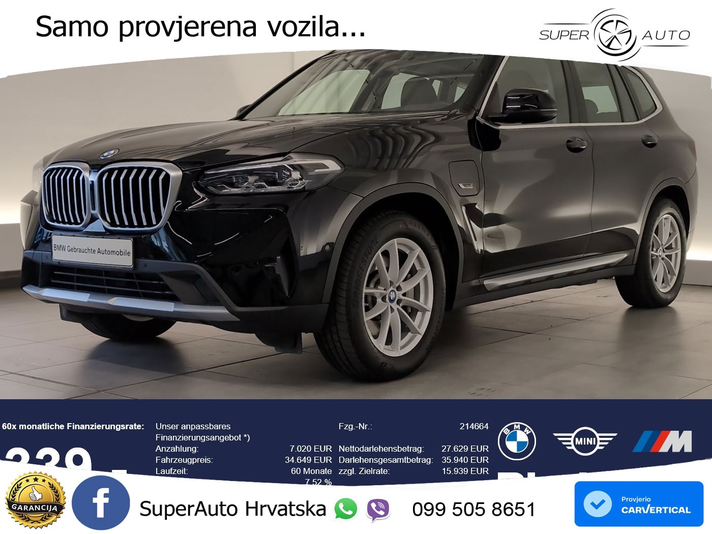 BMW X3 30e xDrive Steptronic