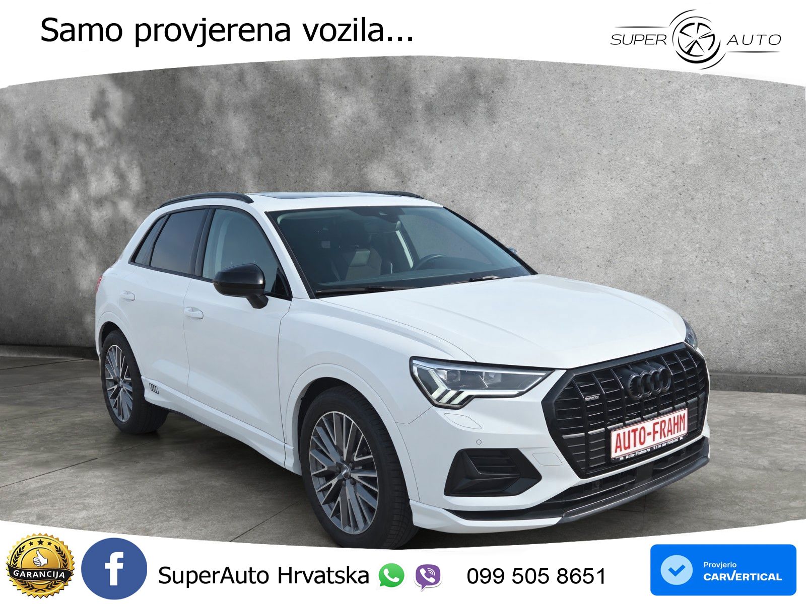 Audi Q3 40 TFSI (190 KS) quattro S tronic advanced LED+GR SJED+ACC