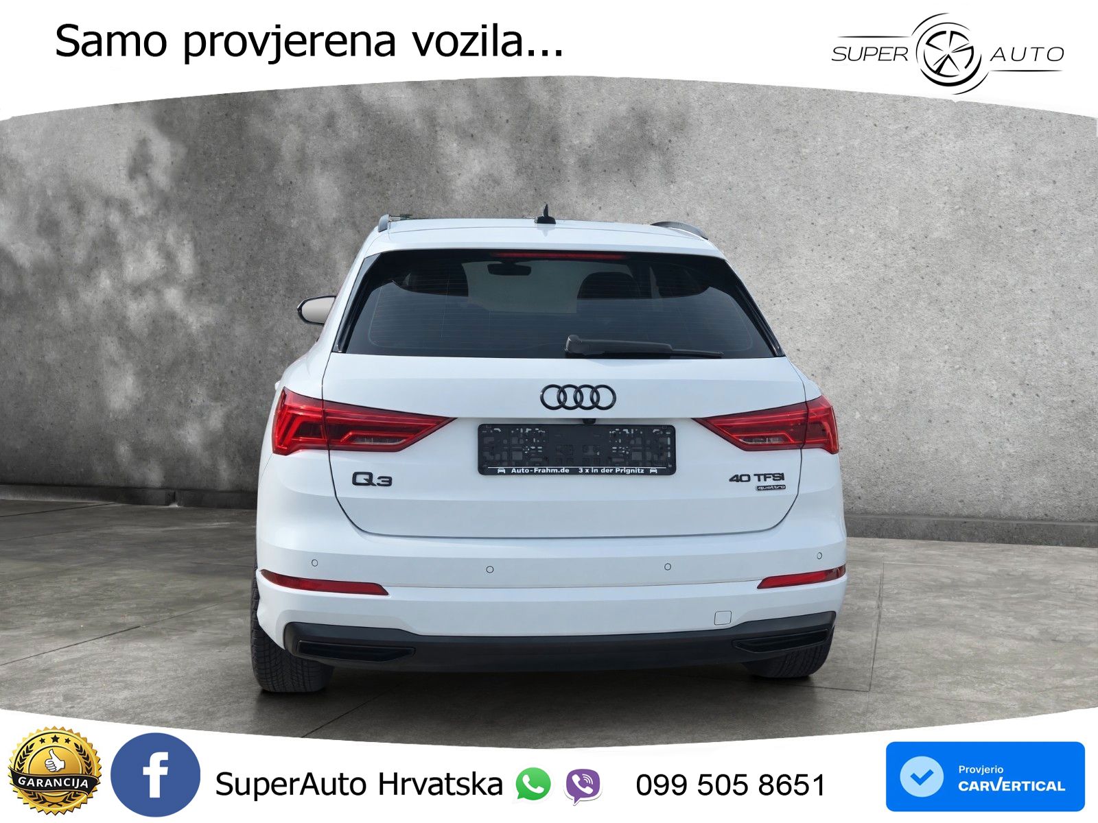 Audi Q3 40 TFSI (190 KS) quattro S tronic advanced LED+GR SJED+ACC