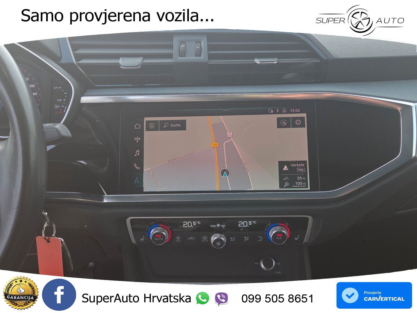 Audi Q3 40 TFSI (190 KS) quattro S tronic advanced LED+GR SJED+ACC
