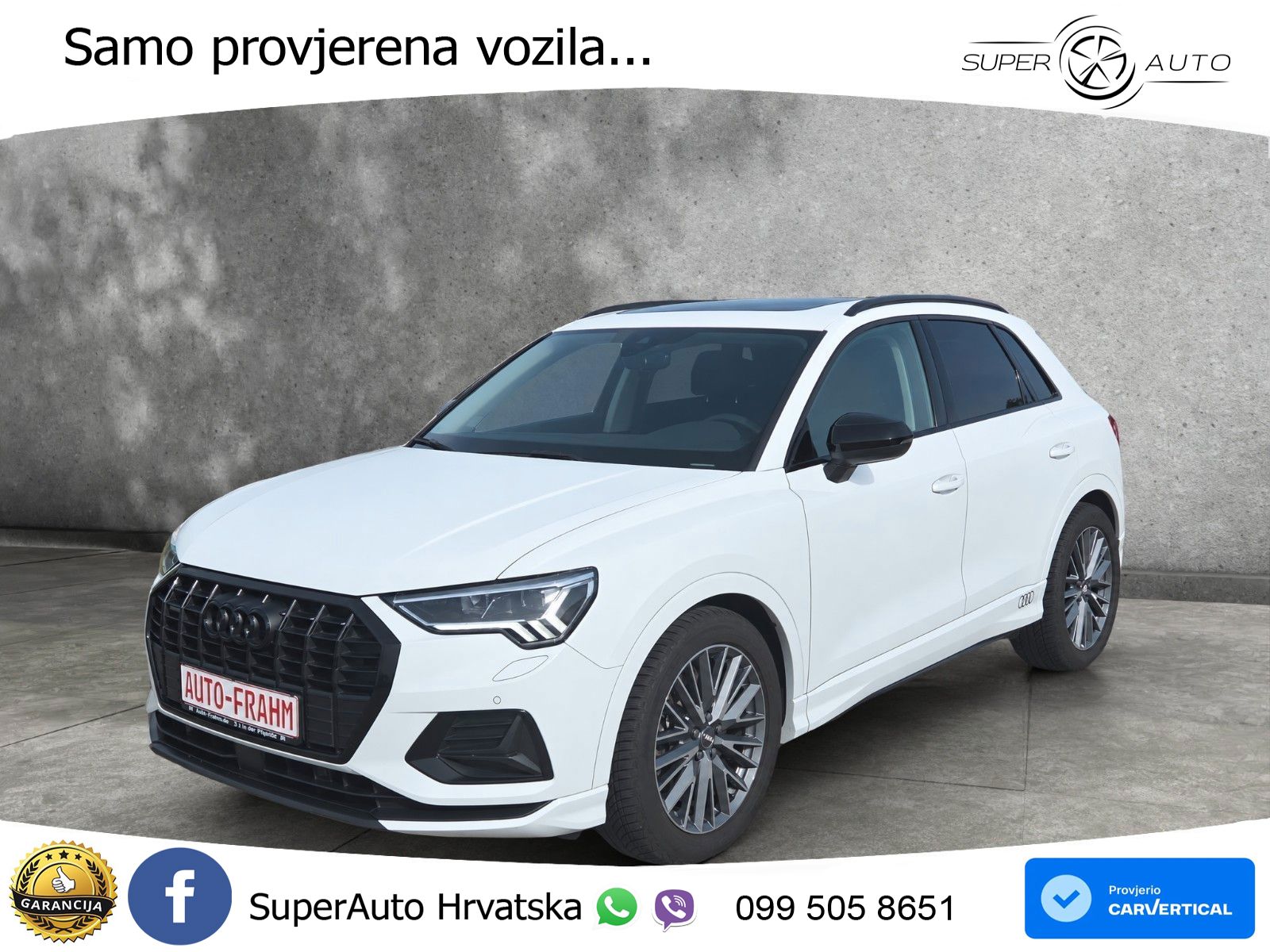 Audi Q3 40 TFSI (190 KS) quattro S tronic advanced LED+GR SJED+ACC
