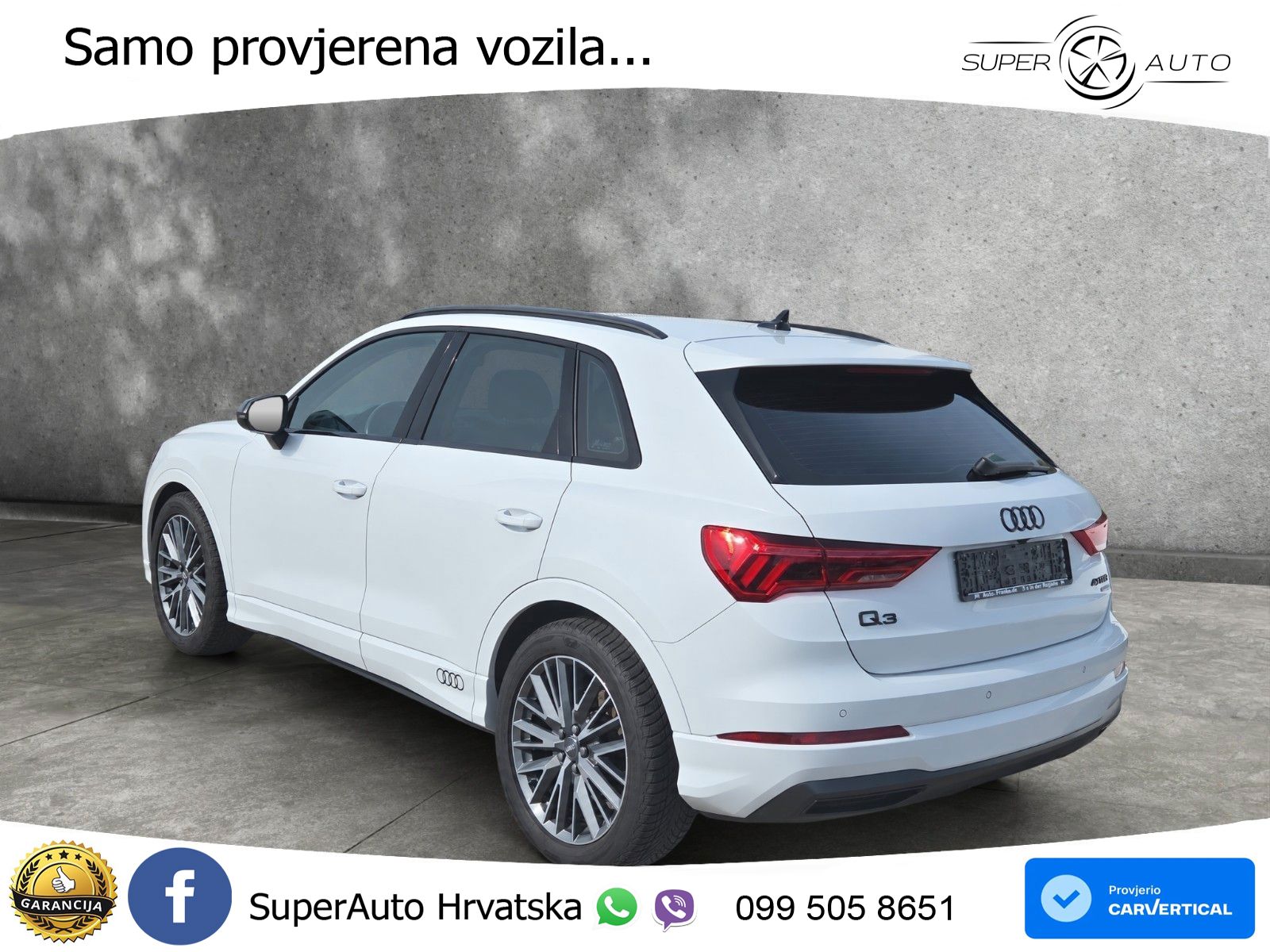 Audi Q3 40 TFSI (190 KS) quattro S tronic advanced LED+GR SJED+ACC