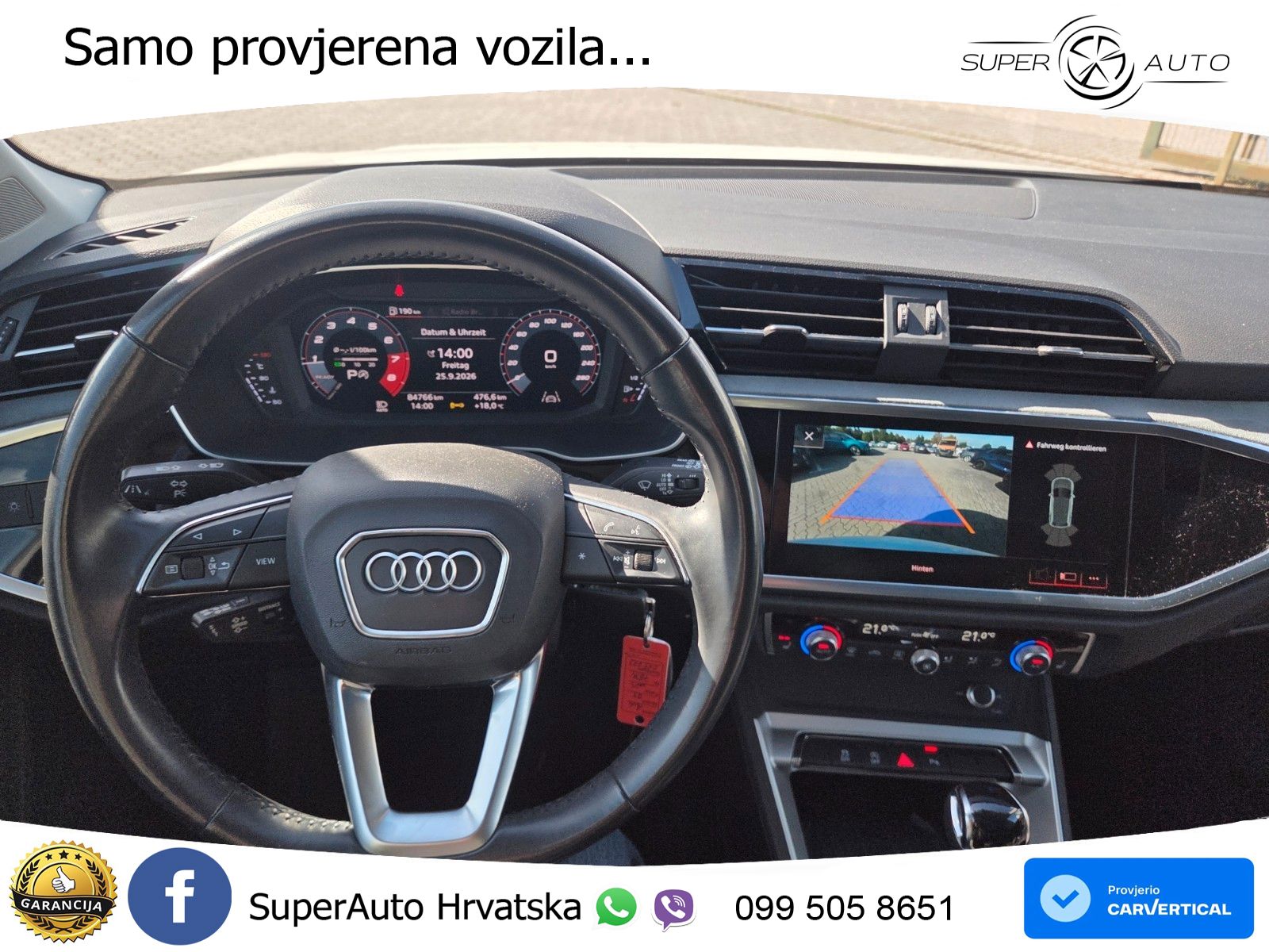 Audi Q3 40 TFSI (190 KS) quattro S tronic advanced LED+GR SJED+ACC