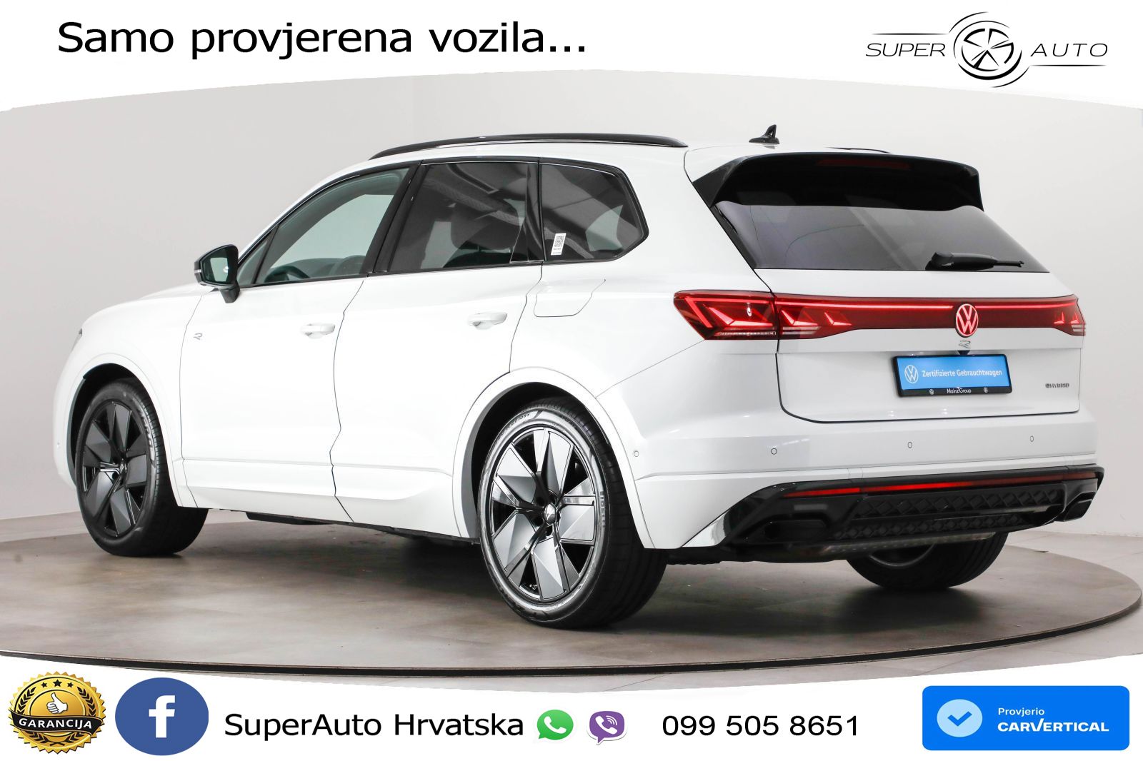 Volkswagen Touareg R 3.0 V6 TFSI (462 KS) 4MOTION Tiptronic ZRAČNI+ACC+4xGR SJED+KAM