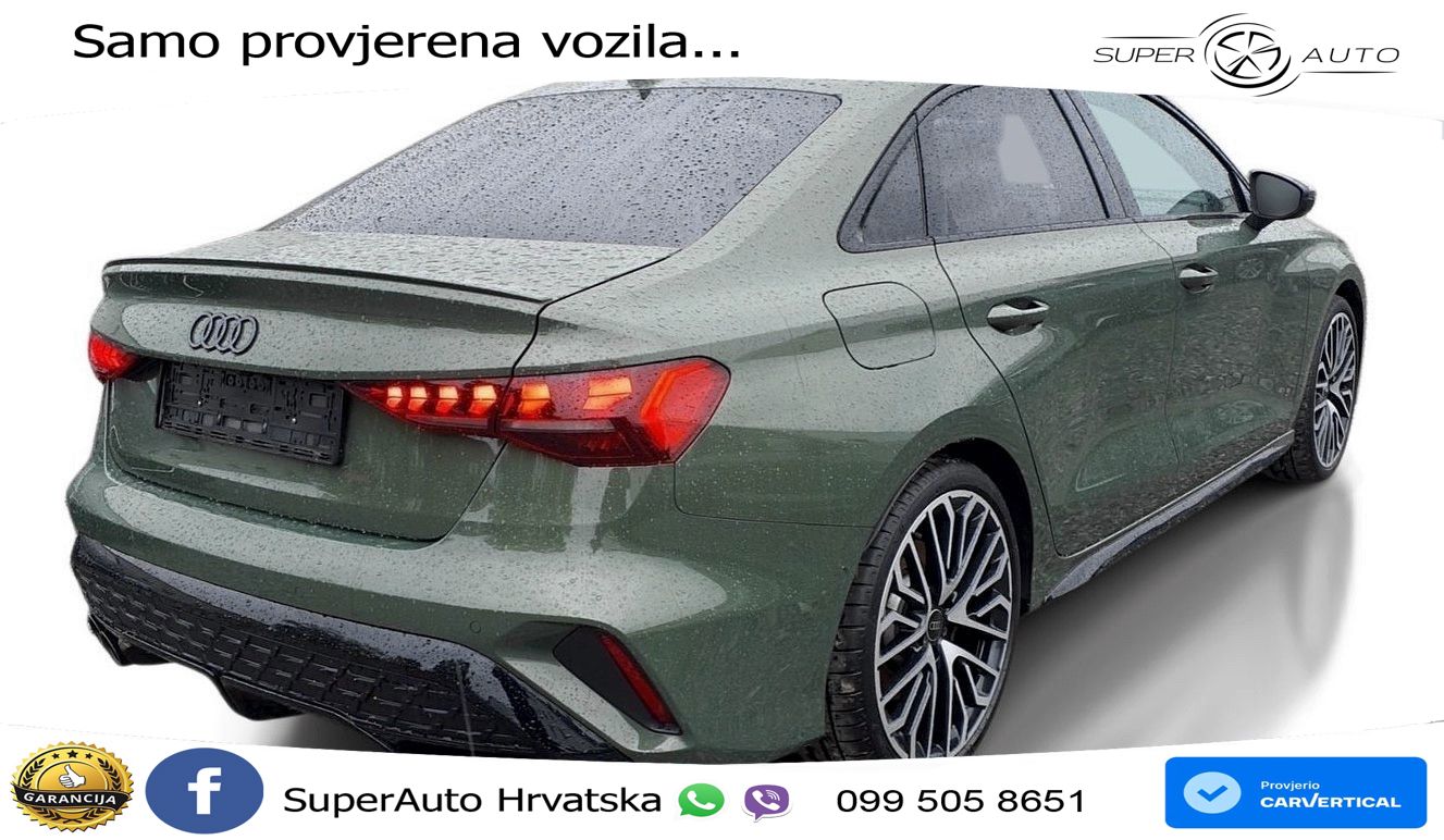 Audi S3 Limuzina 2.0 TFSI (333 KS) quattro S tronic MATRIX+GR SJED+KAM