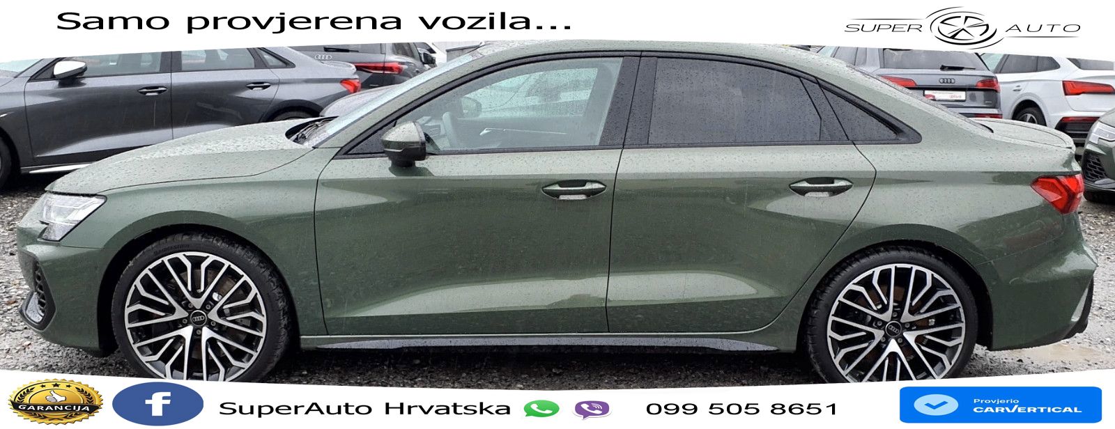 Audi S3 Limuzina 2.0 TFSI (333 KS) quattro S tronic MATRIX+GR SJED+KAM