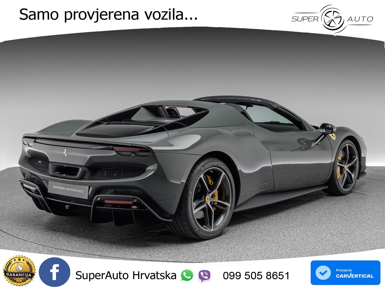 Ferrari 296 GTS 3.0 V6 (830 KS) F1 DCT