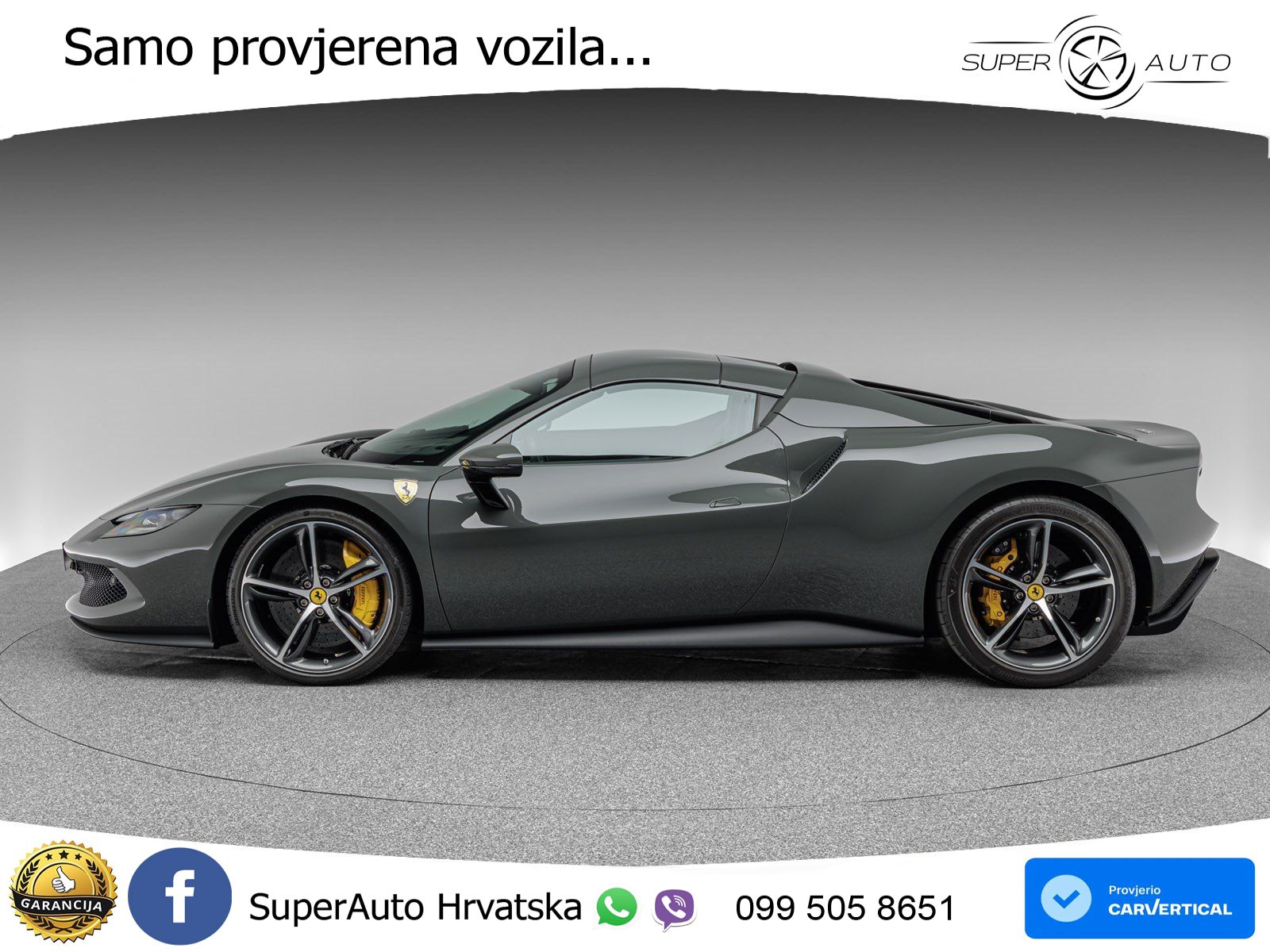 Ferrari 296 GTS 3.0 V6 (830 KS) F1 DCT
