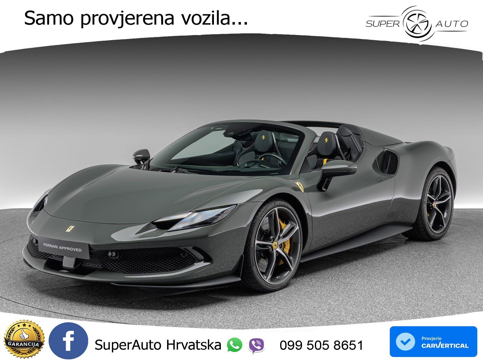 Ferrari 296 GTS 3.0 V6 (830 KS) F1 DCT