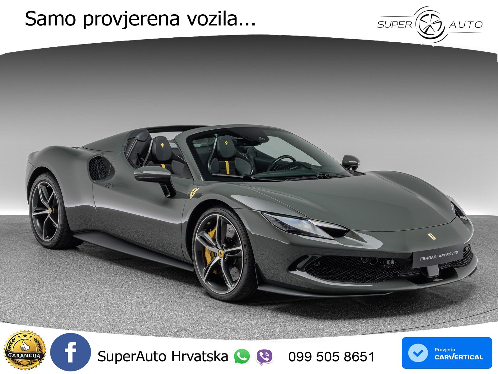 Ferrari 296 GTS 3.0 V6 (830 KS) F1 DCT