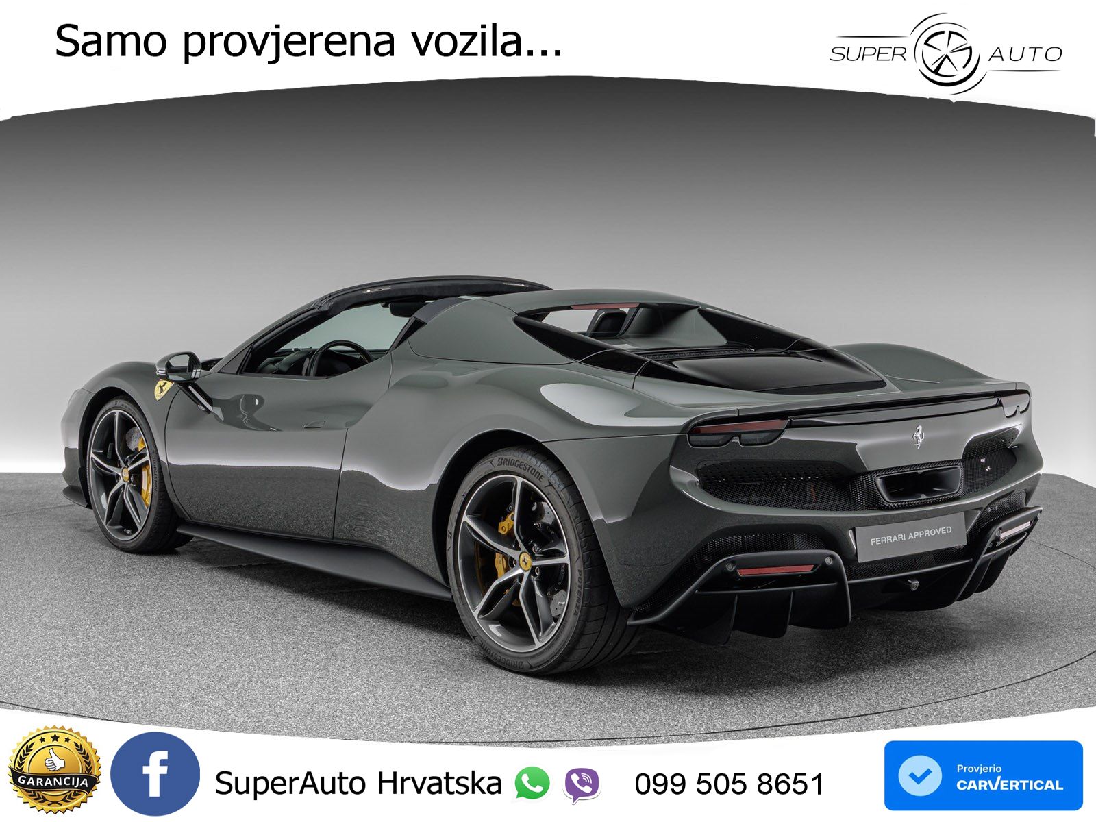 Ferrari 296 GTS 3.0 V6 (830 KS) F1 DCT