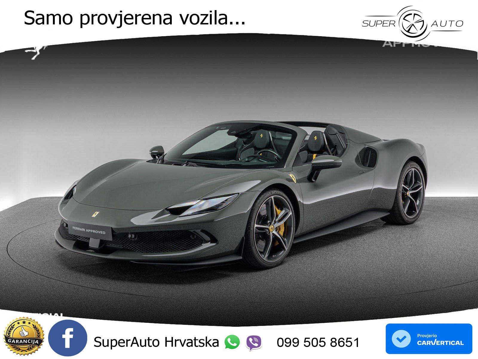 Ferrari 296 GTS 3.0 V6 (830 KS) F1 DCT