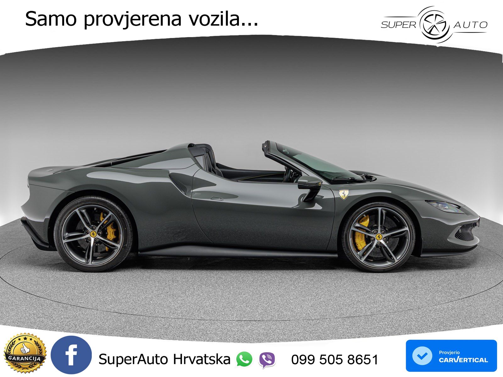 Ferrari 296 GTS 3.0 V6 (830 KS) F1 DCT