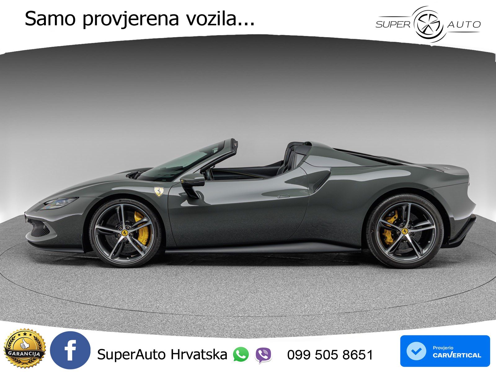 Ferrari 296 GTS 3.0 V6 (830 KS) F1 DCT