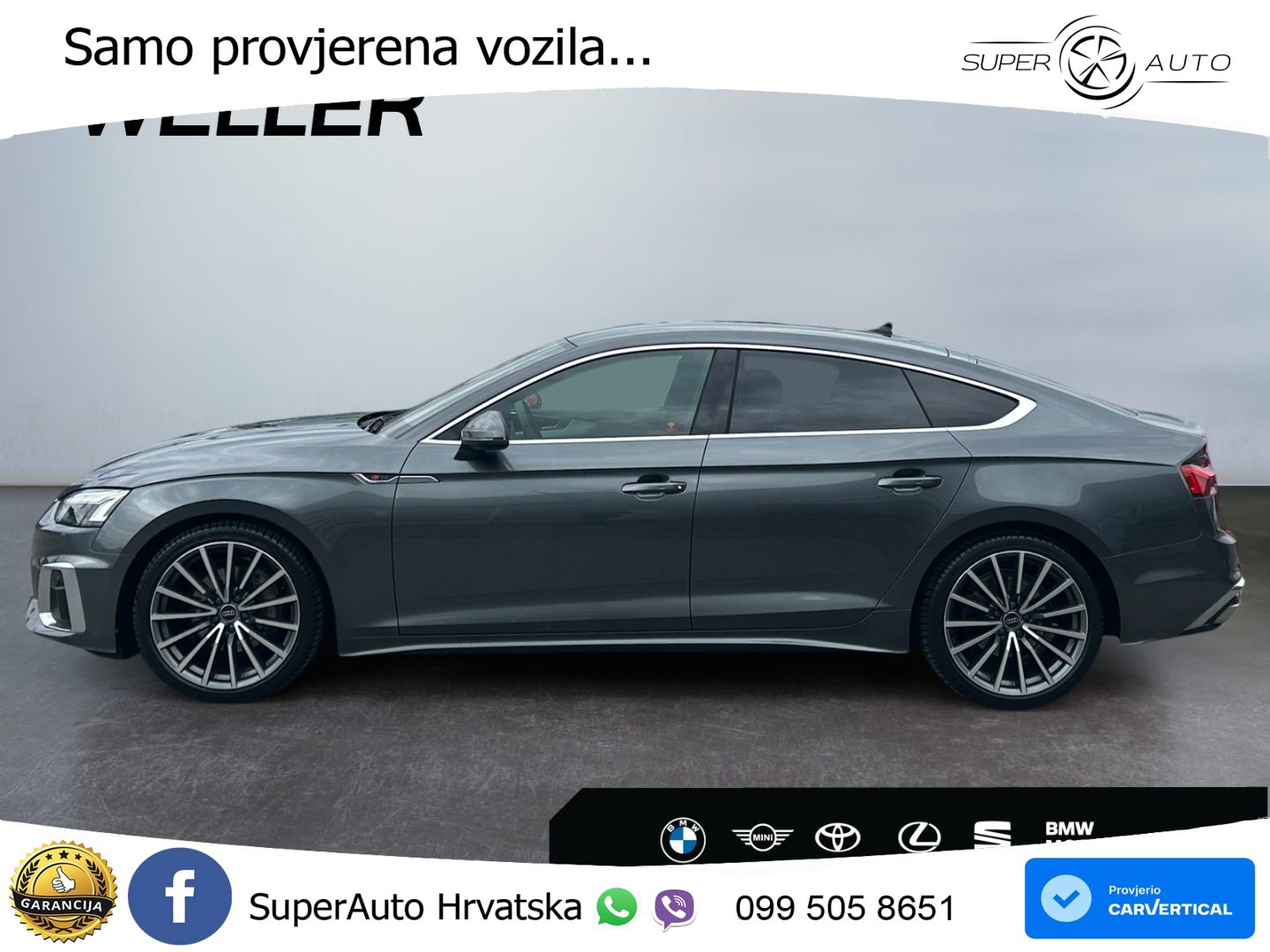 Audi A5 Sportback  40 TFSI (204 KS) S tronic S line LED+GR SJED+ACC