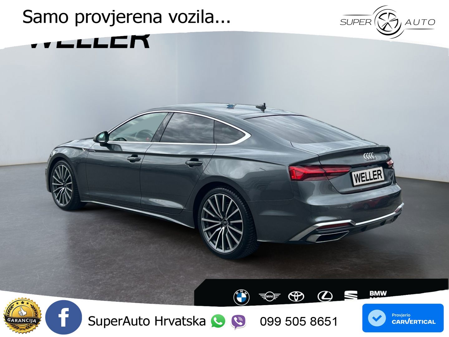 Audi A5 Sportback  40 TFSI (204 KS) S tronic S line LED+GR SJED+ACC