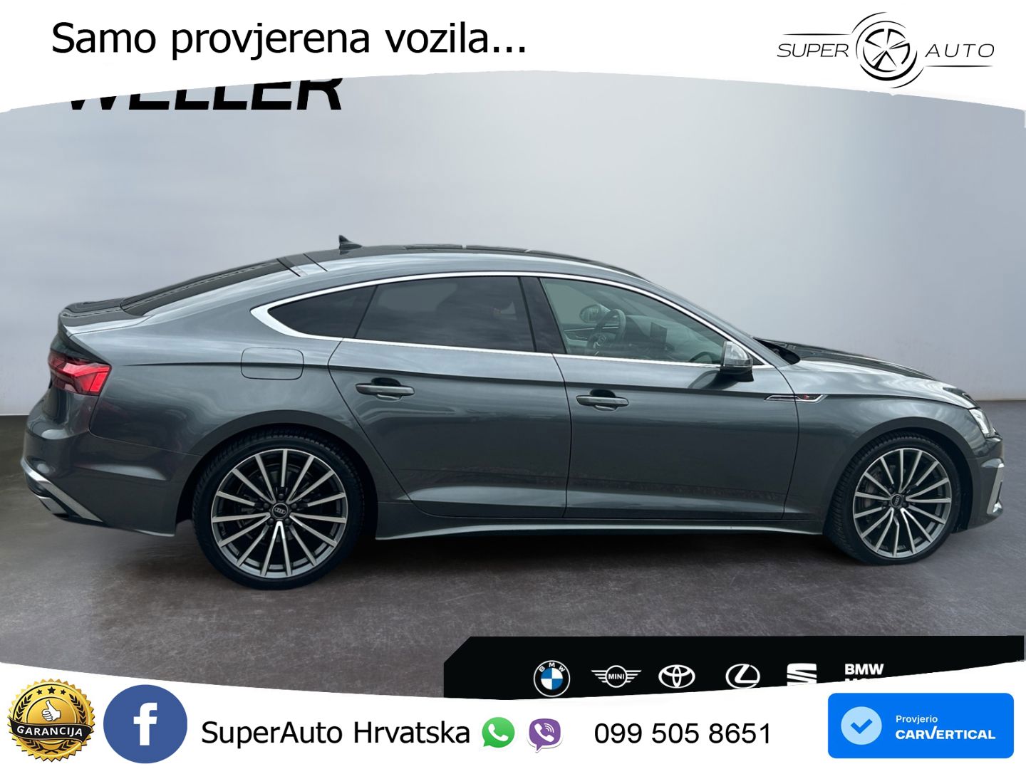 Audi A5 Sportback  40 TFSI (204 KS) S tronic S line LED+GR SJED+ACC