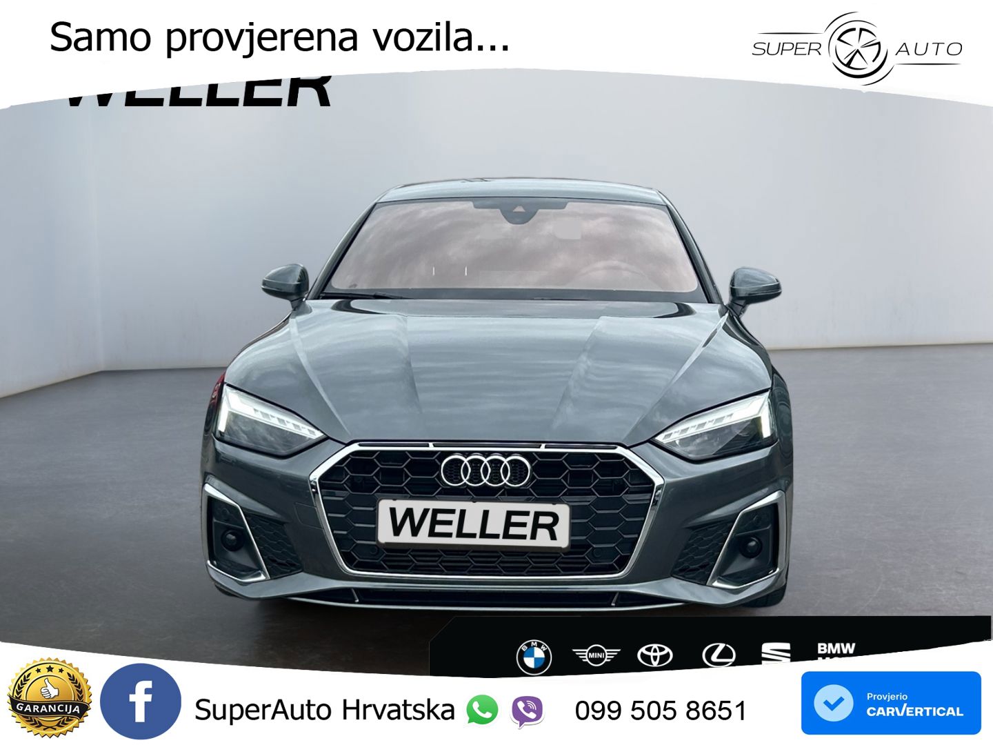 Audi A5 Sportback  40 TFSI (204 KS) S tronic S line LED+GR SJED+ACC