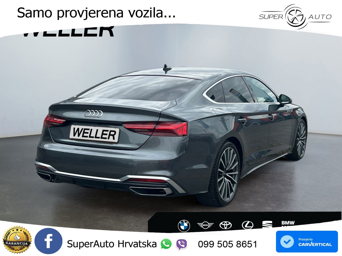 Audi A5 Sportback  40 TFSI (204 KS) S tronic S line LED+GR SJED+ACC
