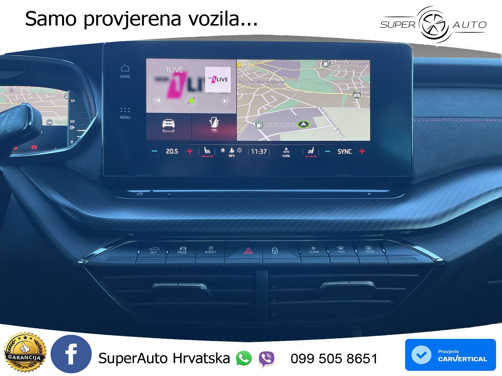 Škoda Octavia Combi RS 2.0 TSI (245 KS) DSG LED+GR SJED+ACC