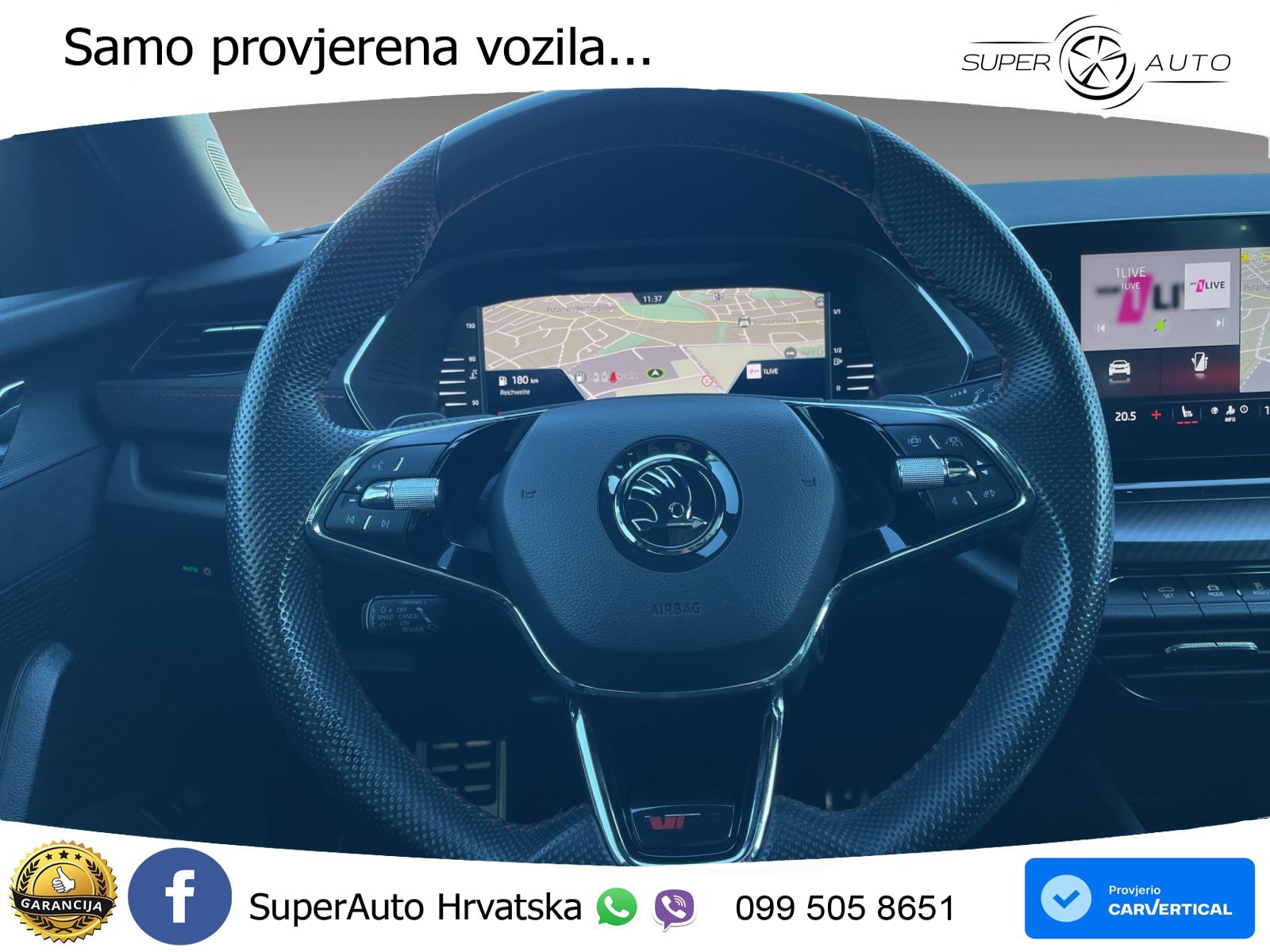 Škoda Octavia Combi RS 2.0 TSI (245 KS) DSG LED+GR SJED+ACC