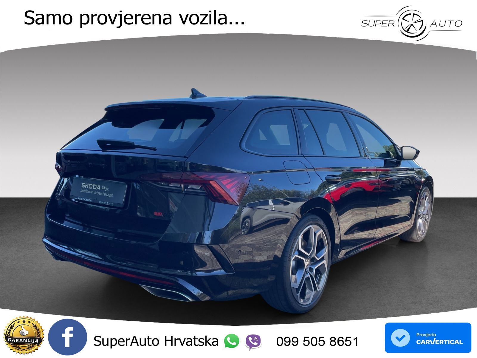 Škoda Octavia Combi RS 2.0 TSI (245 KS) DSG LED+GR SJED+ACC