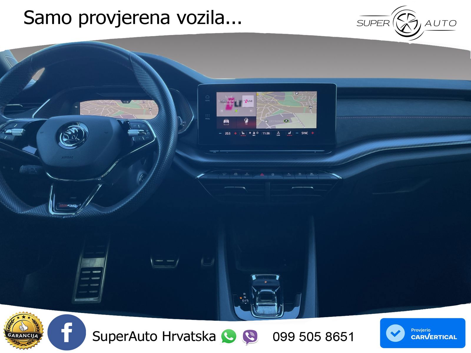 Škoda Octavia Combi RS 2.0 TSI (245 KS) DSG LED+GR SJED+ACC