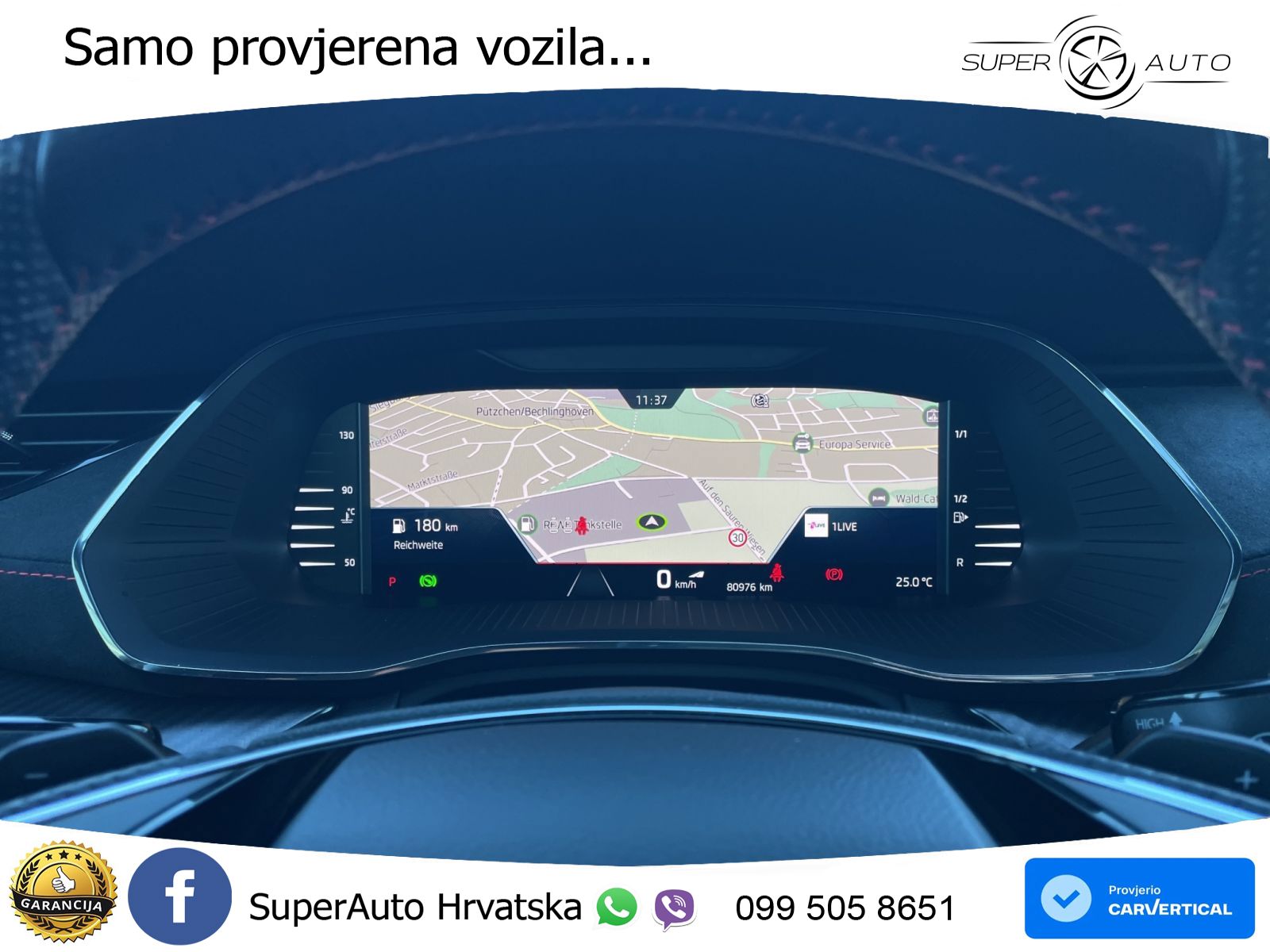 Škoda Octavia Combi RS 2.0 TSI (245 KS) DSG LED+GR SJED+ACC