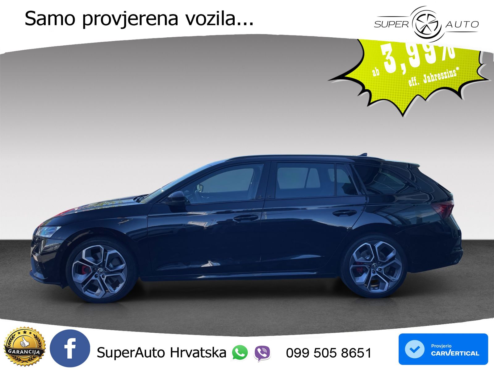 Škoda Octavia Combi RS 2.0 TSI (245 KS) DSG LED+GR SJED+ACC