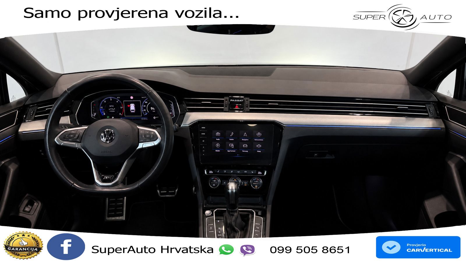 Volkswagen Passat Variant 2.0 TDI (190 KS) DSG R-Line LED+GR SJED+ACC