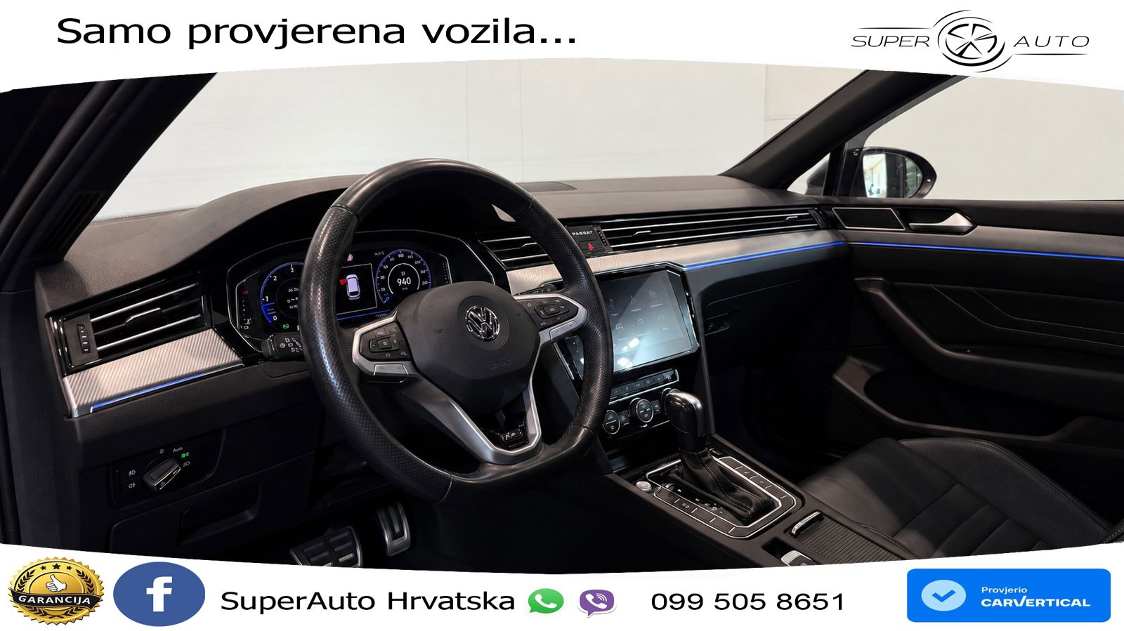 Volkswagen Passat Variant 2.0 TDI (190 KS) DSG R-Line LED+GR SJED+ACC
