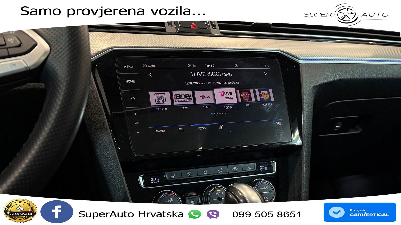 Volkswagen Passat Variant 2.0 TDI (190 KS) DSG R-Line LED+GR SJED+ACC