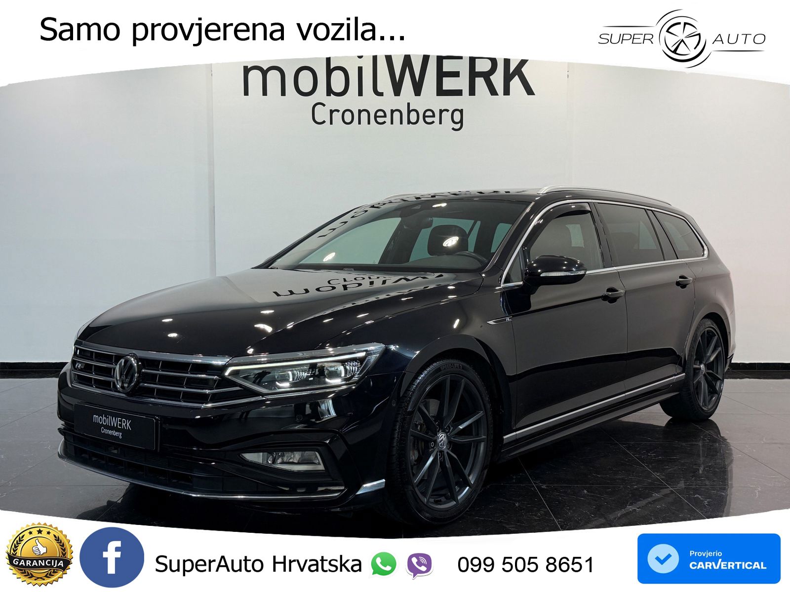 Volkswagen Passat Variant 2.0 TDI (190 KS) DSG R-Line LED+GR SJED+ACC