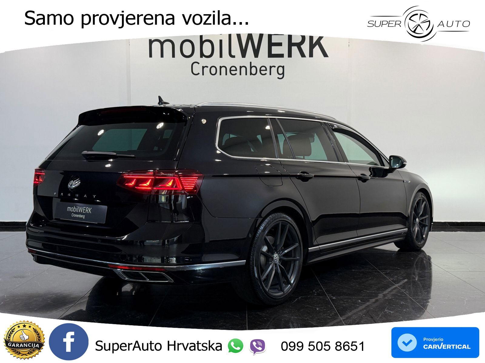 Volkswagen Passat Variant 2.0 TDI (190 KS) DSG R-Line LED+GR SJED+ACC