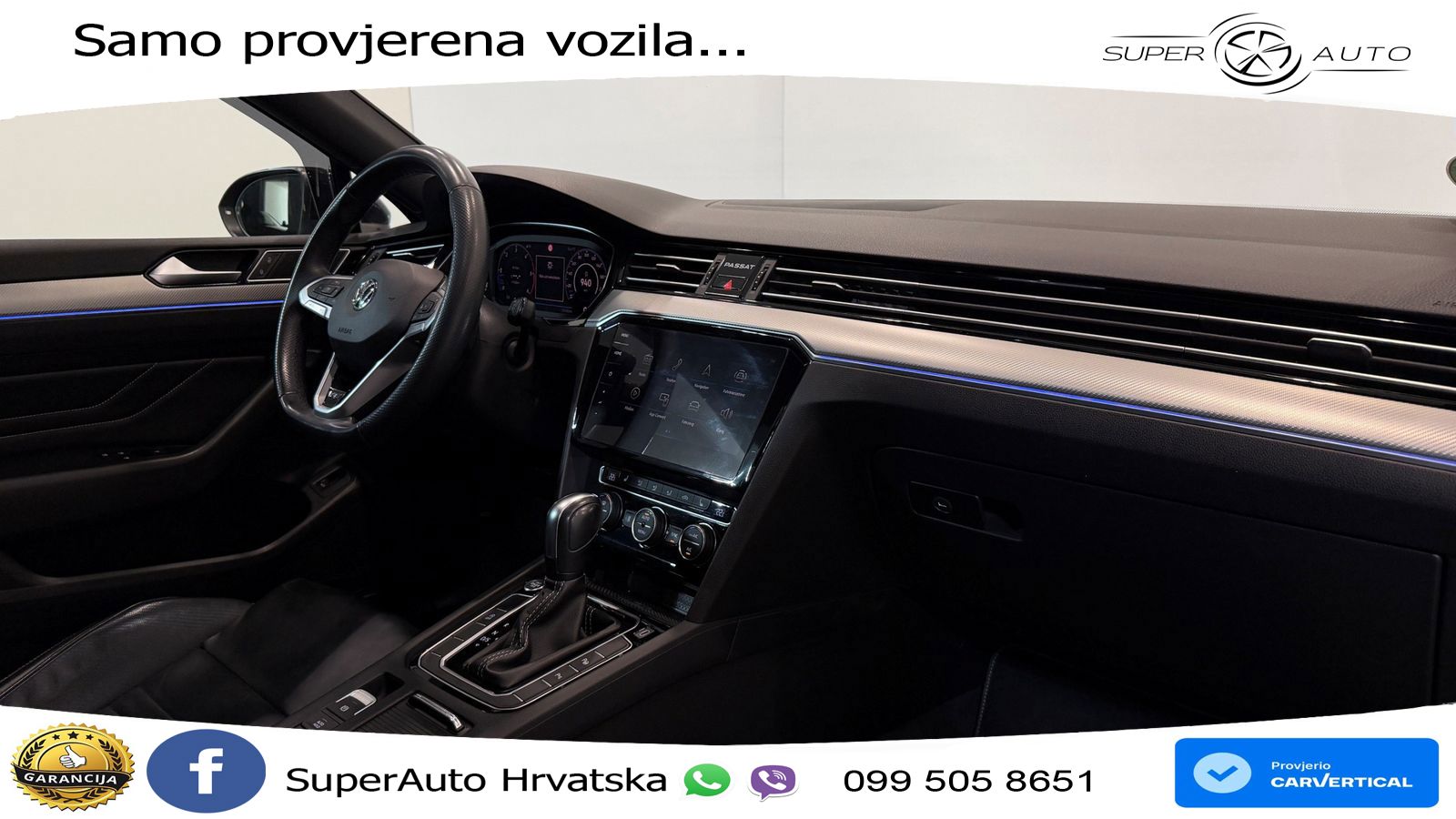 Volkswagen Passat Variant 2.0 TDI (190 KS) DSG R-Line LED+GR SJED+ACC